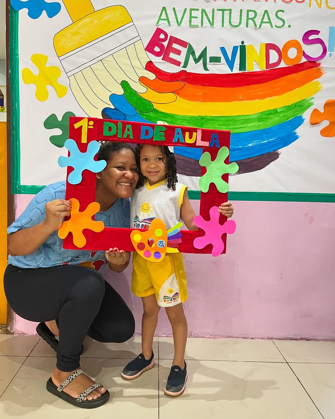 Primeiro dia de aula na Dias do Saber